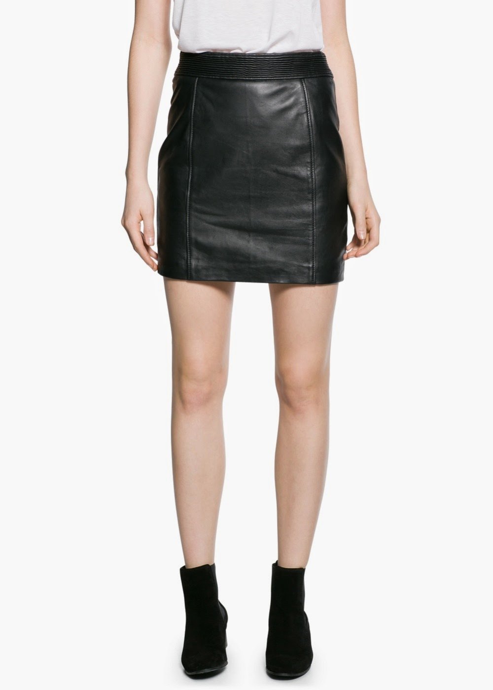 Юбка divided кожаная HM