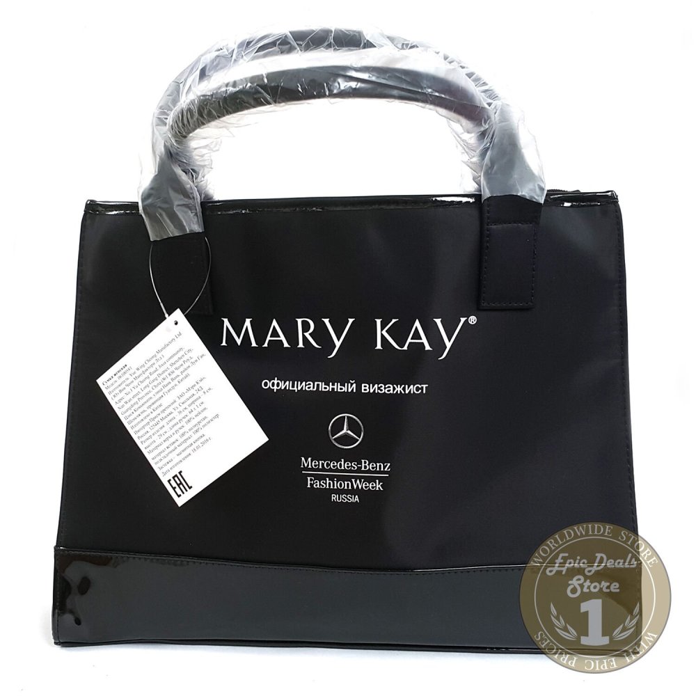 Mary Kay овальная сумка голубая