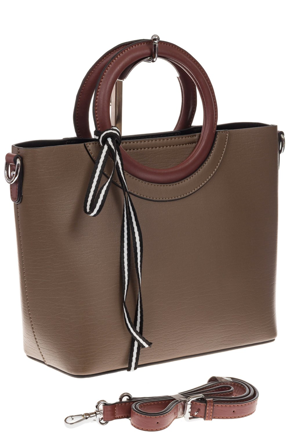 Домани сумка красная круглая