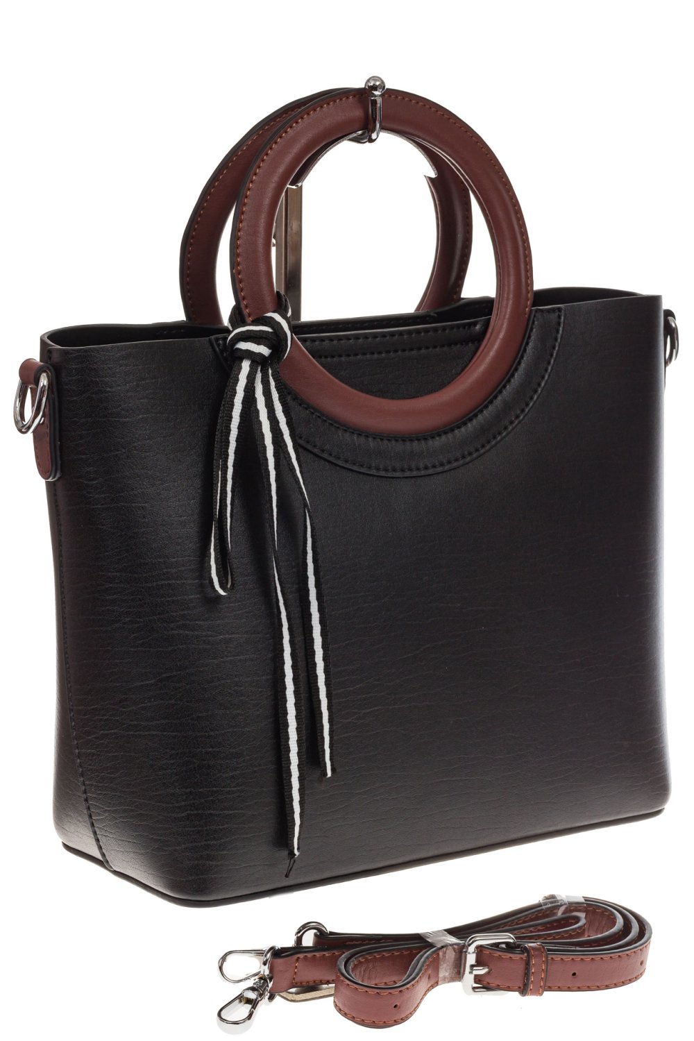 Сумка женская с ручками кольцами