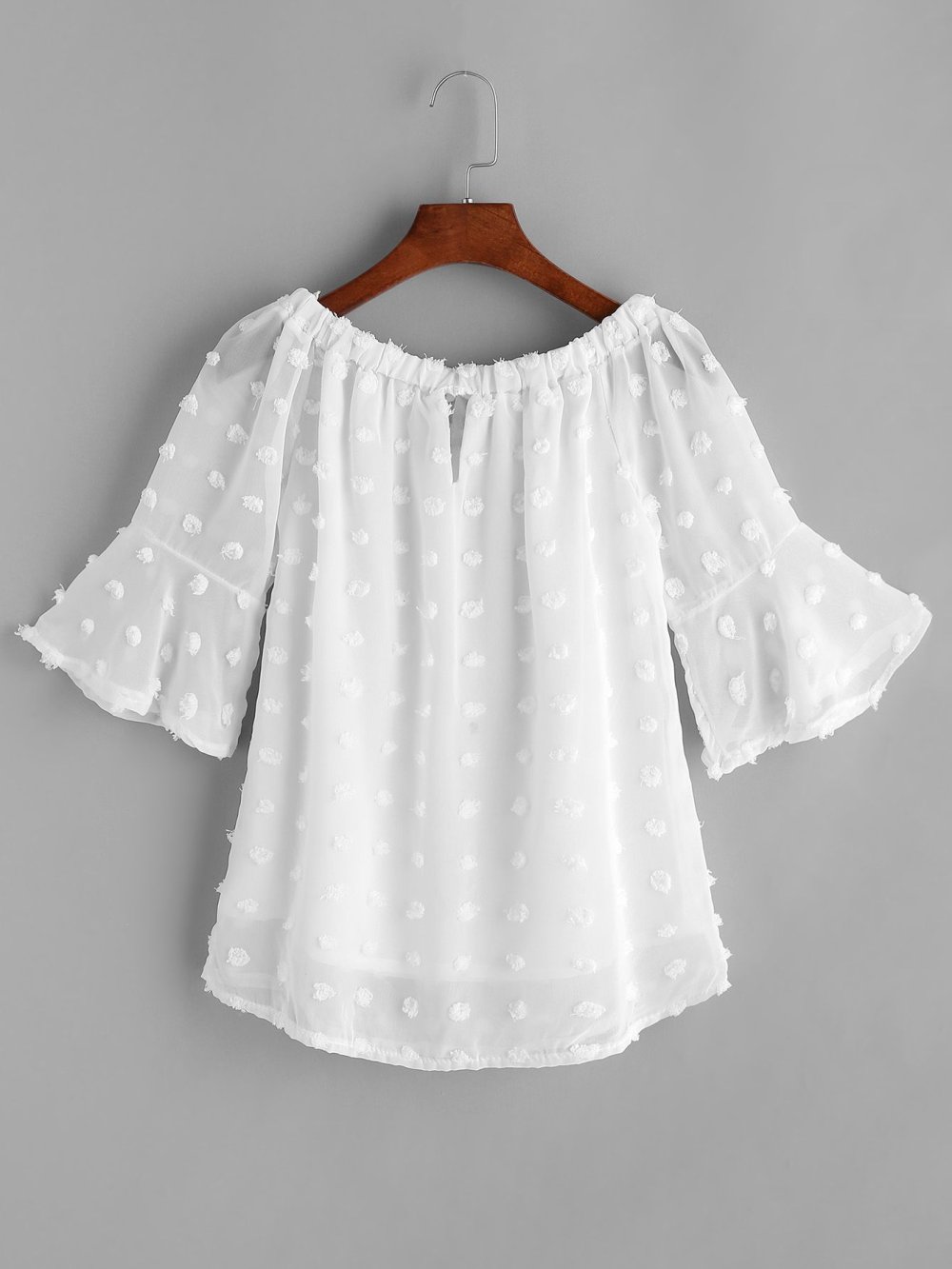 Блузка с двойной полочкой