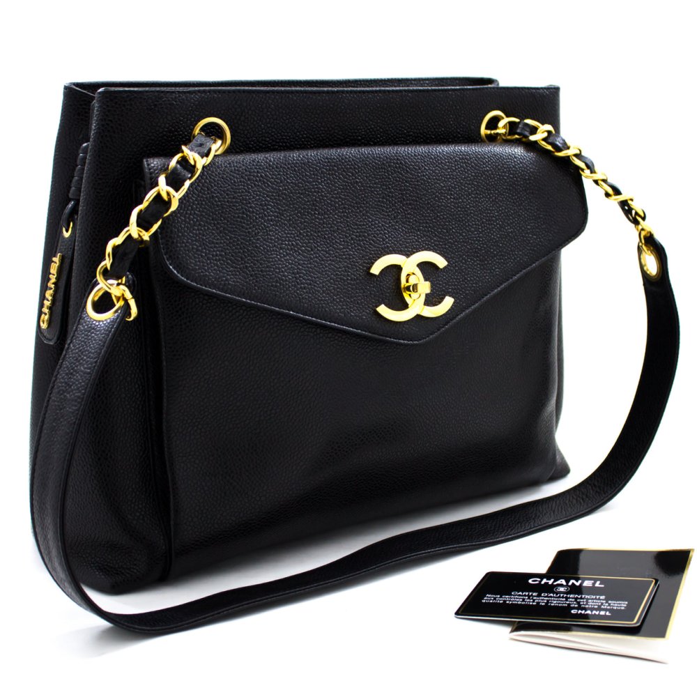 Сумка через плечо Шанель золота