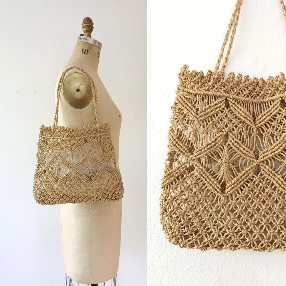 Хозяйственные сумки из макраме