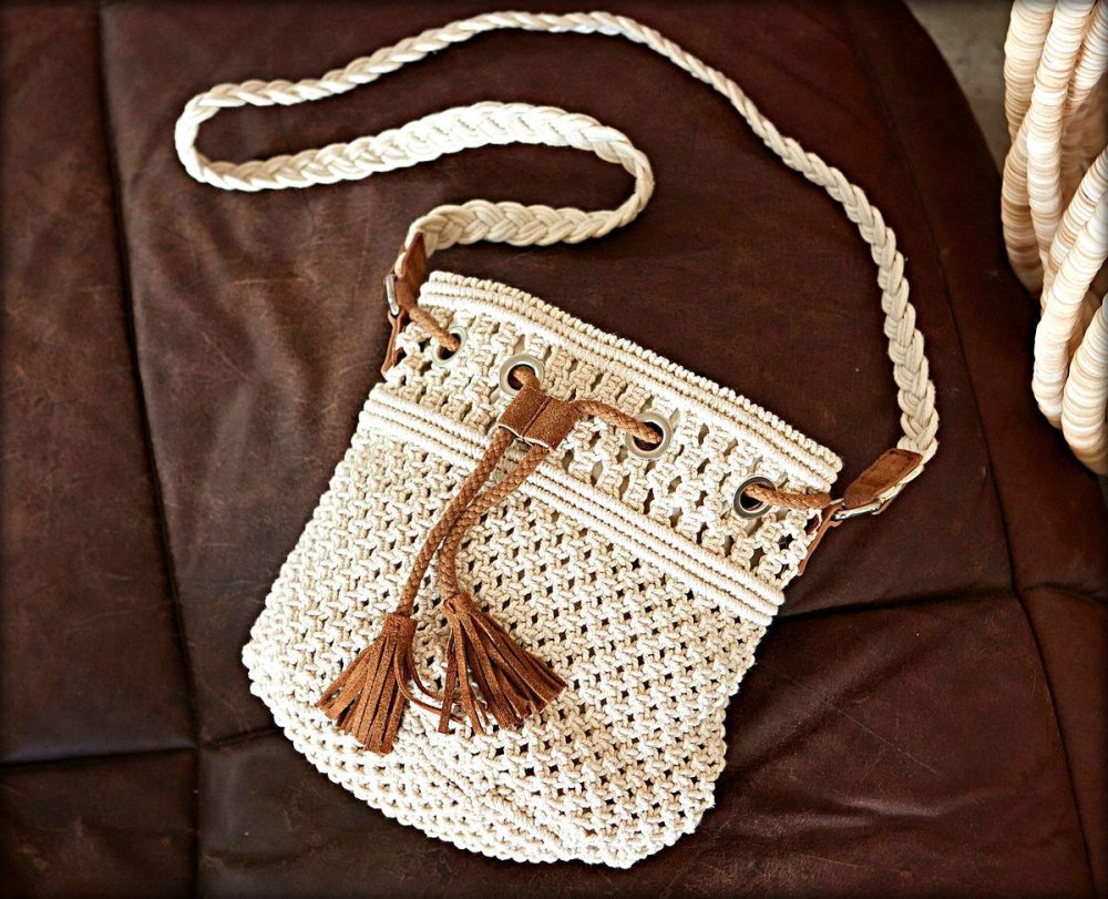 Сумка макраме