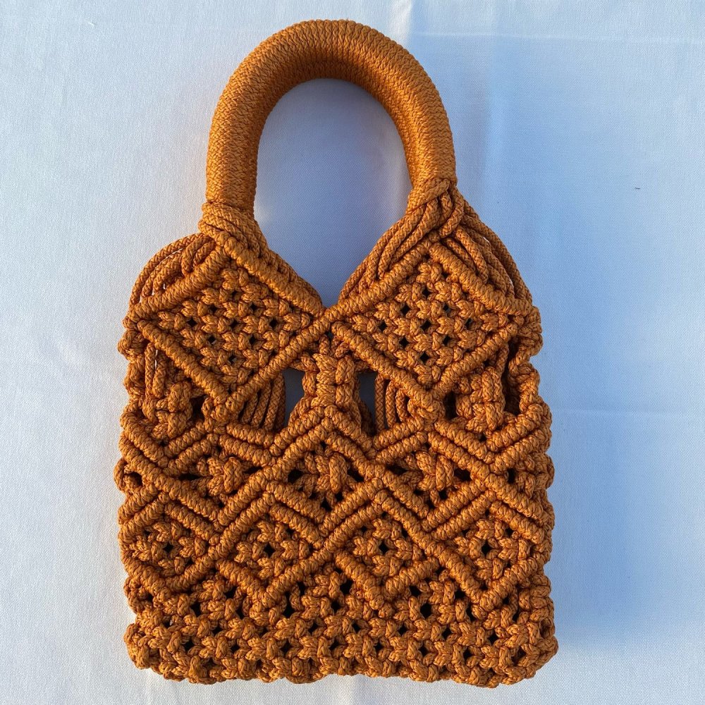 Вязаные сумки макраме