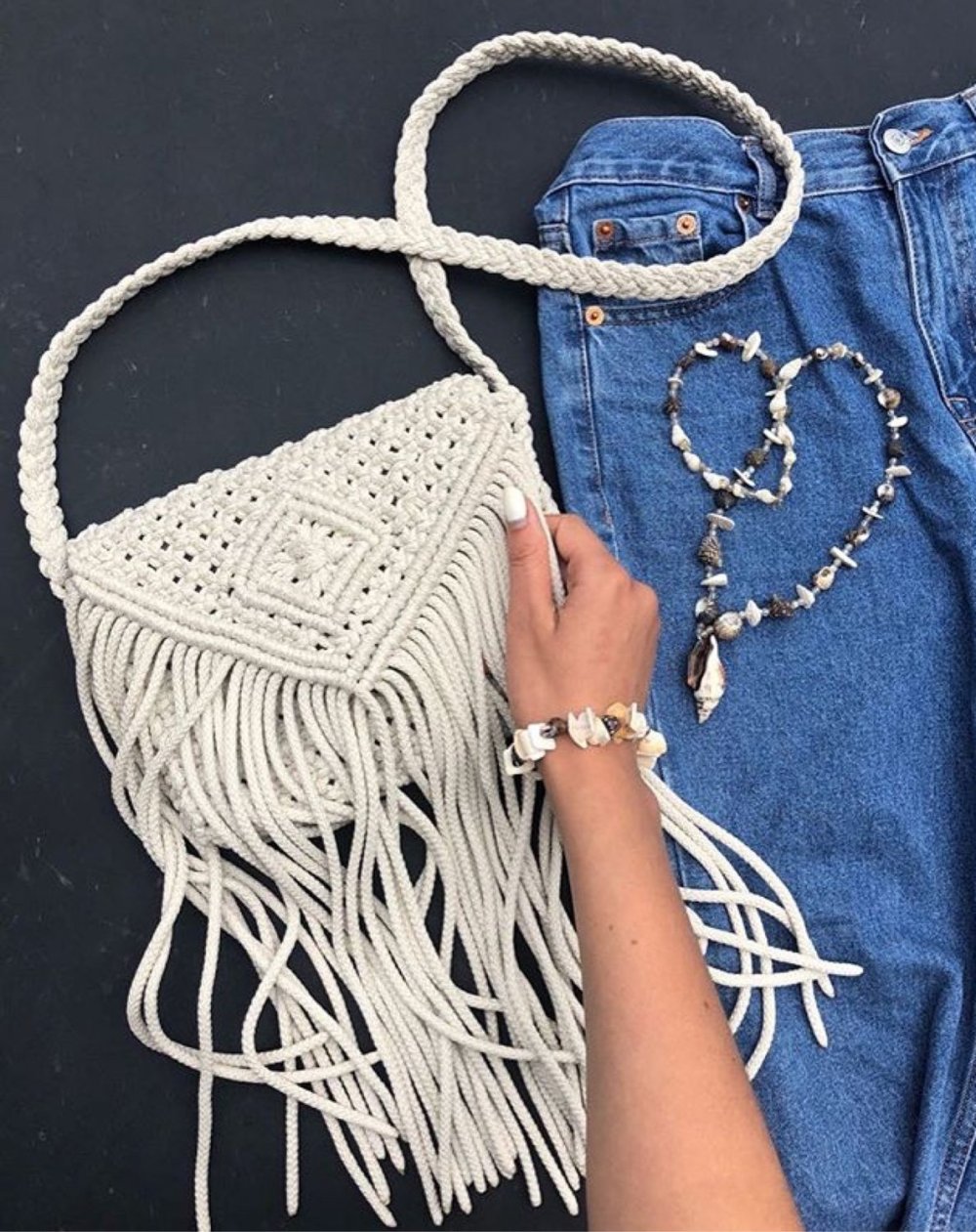 Сумка макраме