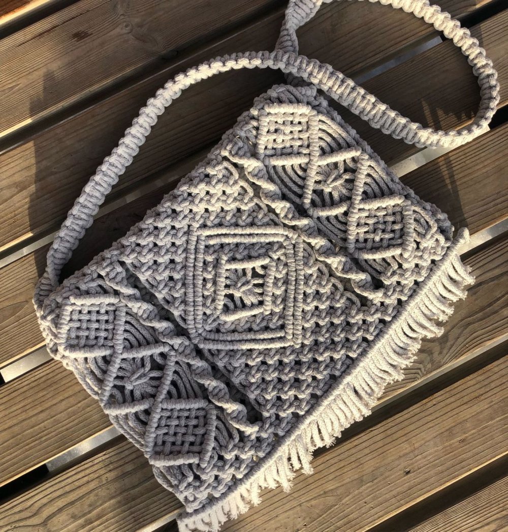 Сумка макраме