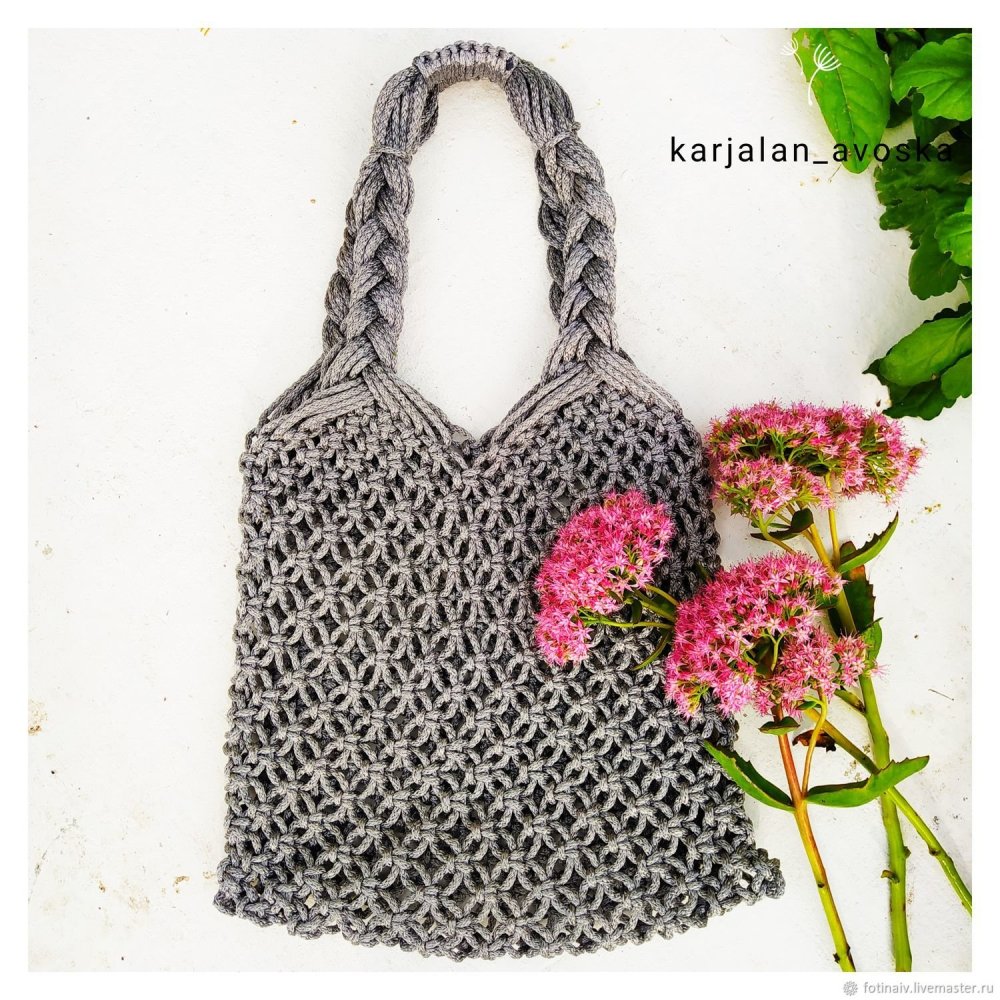 Сумка АВОСЬКА макраме мастер класс
