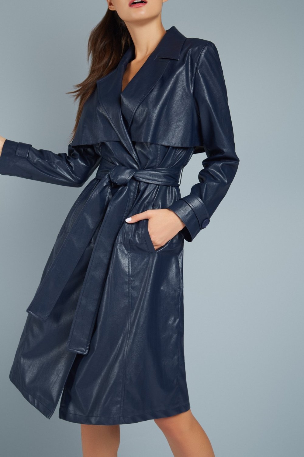 Кожаный плащ Алеф