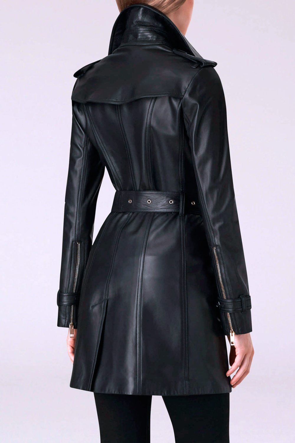 Кожаный тренч Balenciaga Leather