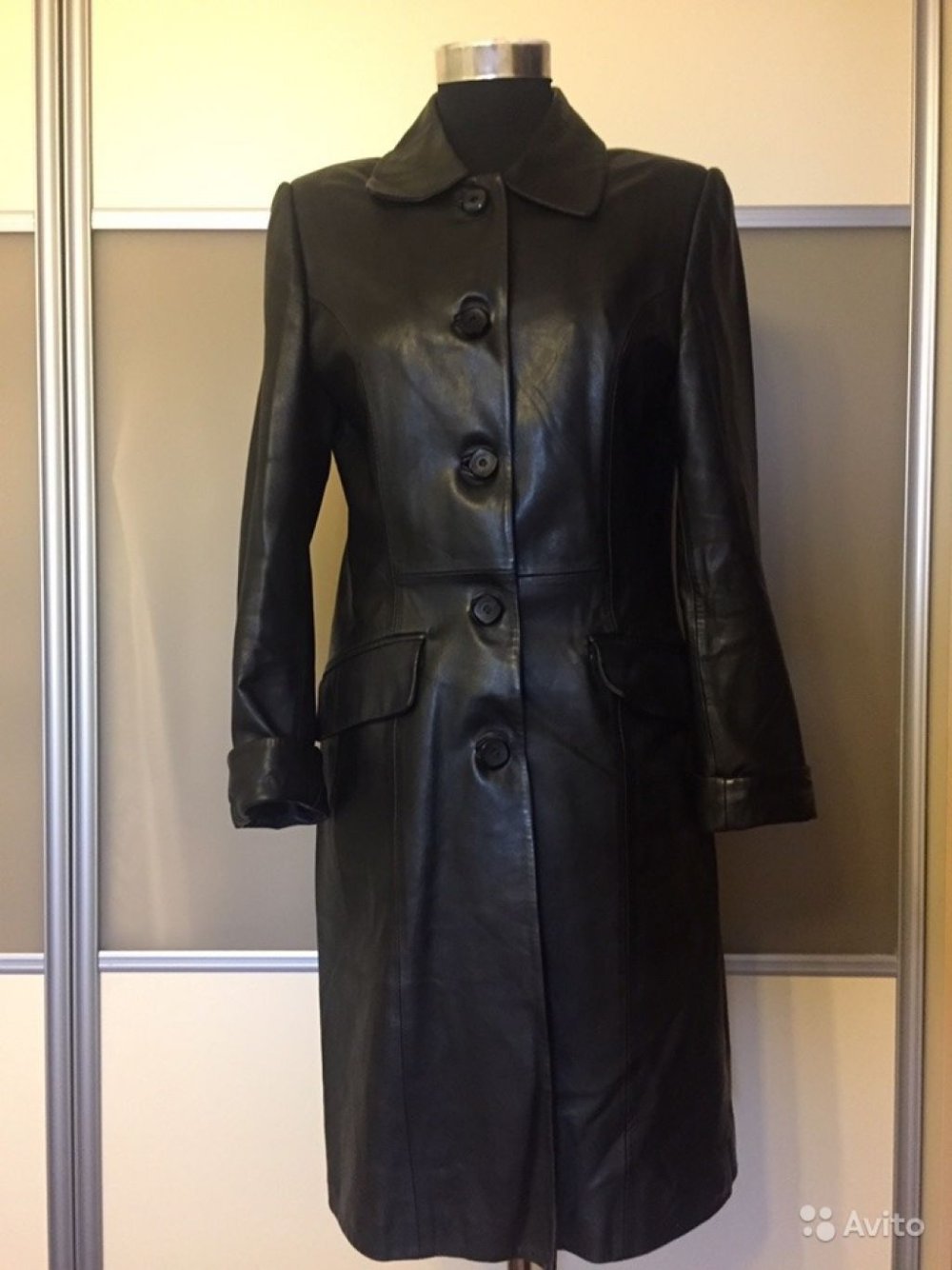 Ashley Brooke Designermode кожаный плащ