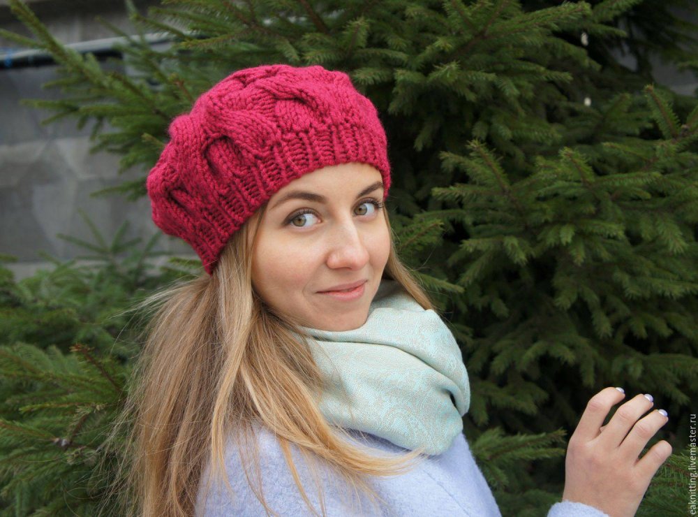 Модные объемные шапки