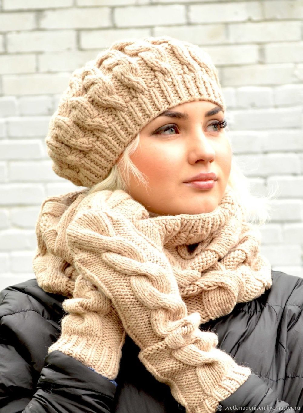 Вязаные береты