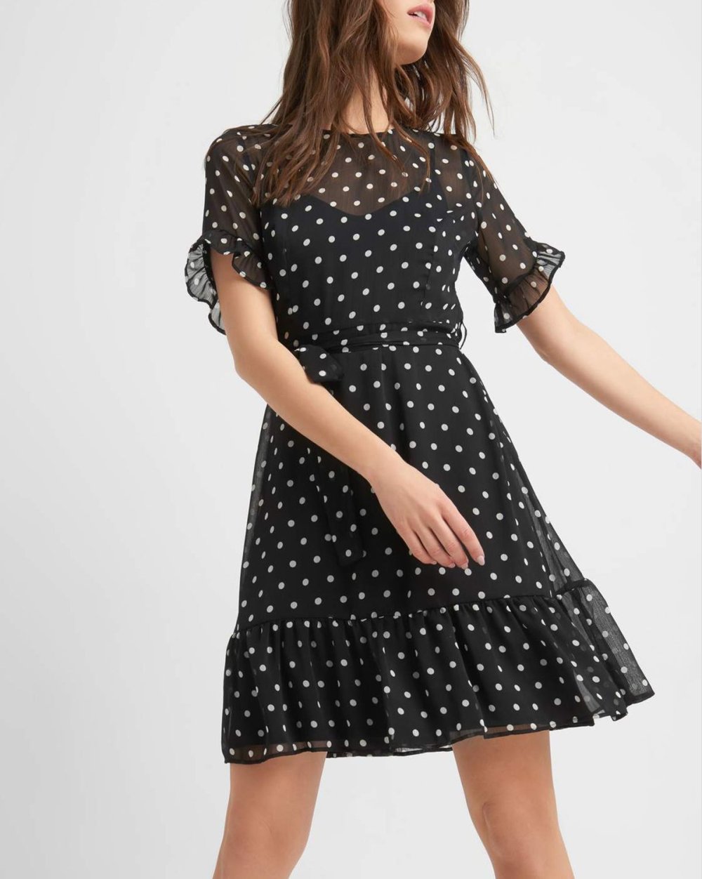 Платье в горошек Ульяна Сергеенко