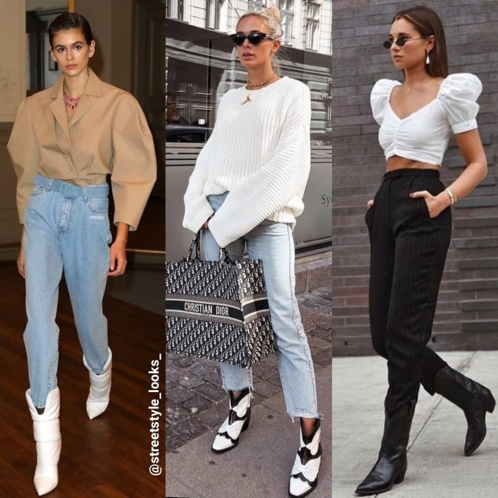 Джессика Альба в ковбойских сапогах