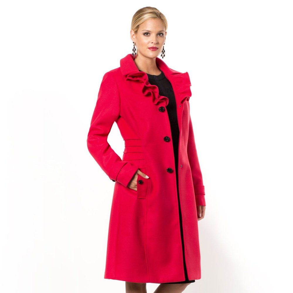 Пальто Моннализа розовое