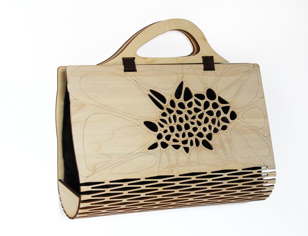 Деревянные женские сумочки