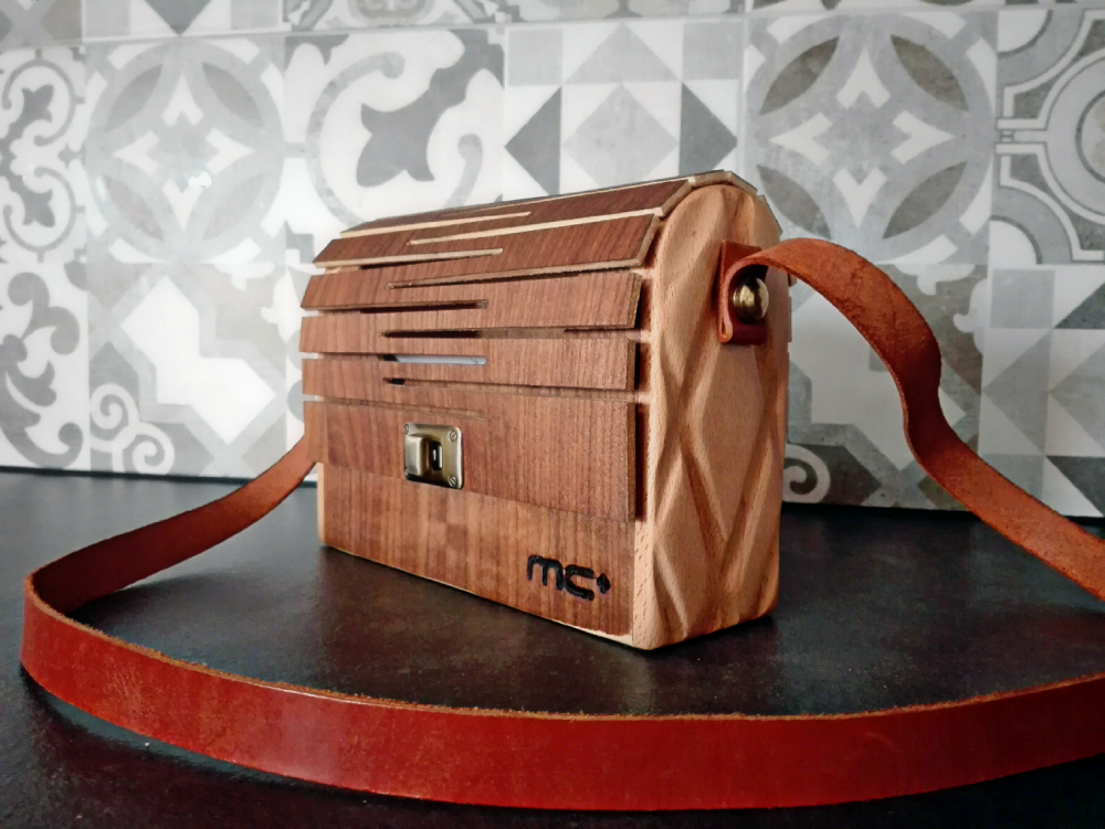 Дизайнерские сумки с деревянными ручками