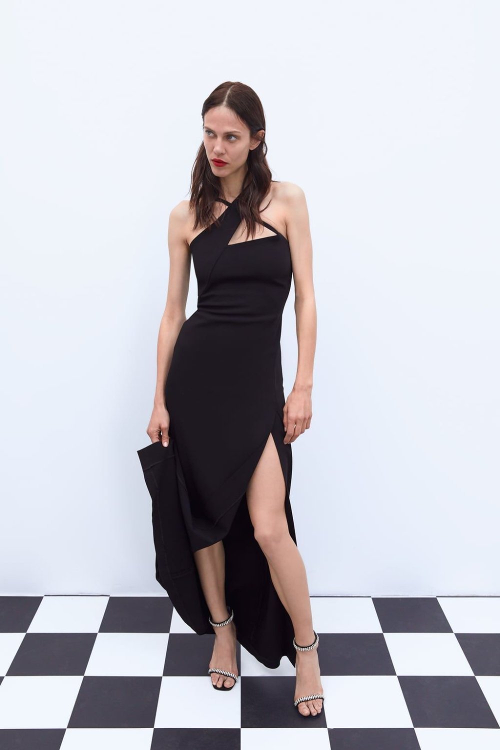 Зара Zara платье черное