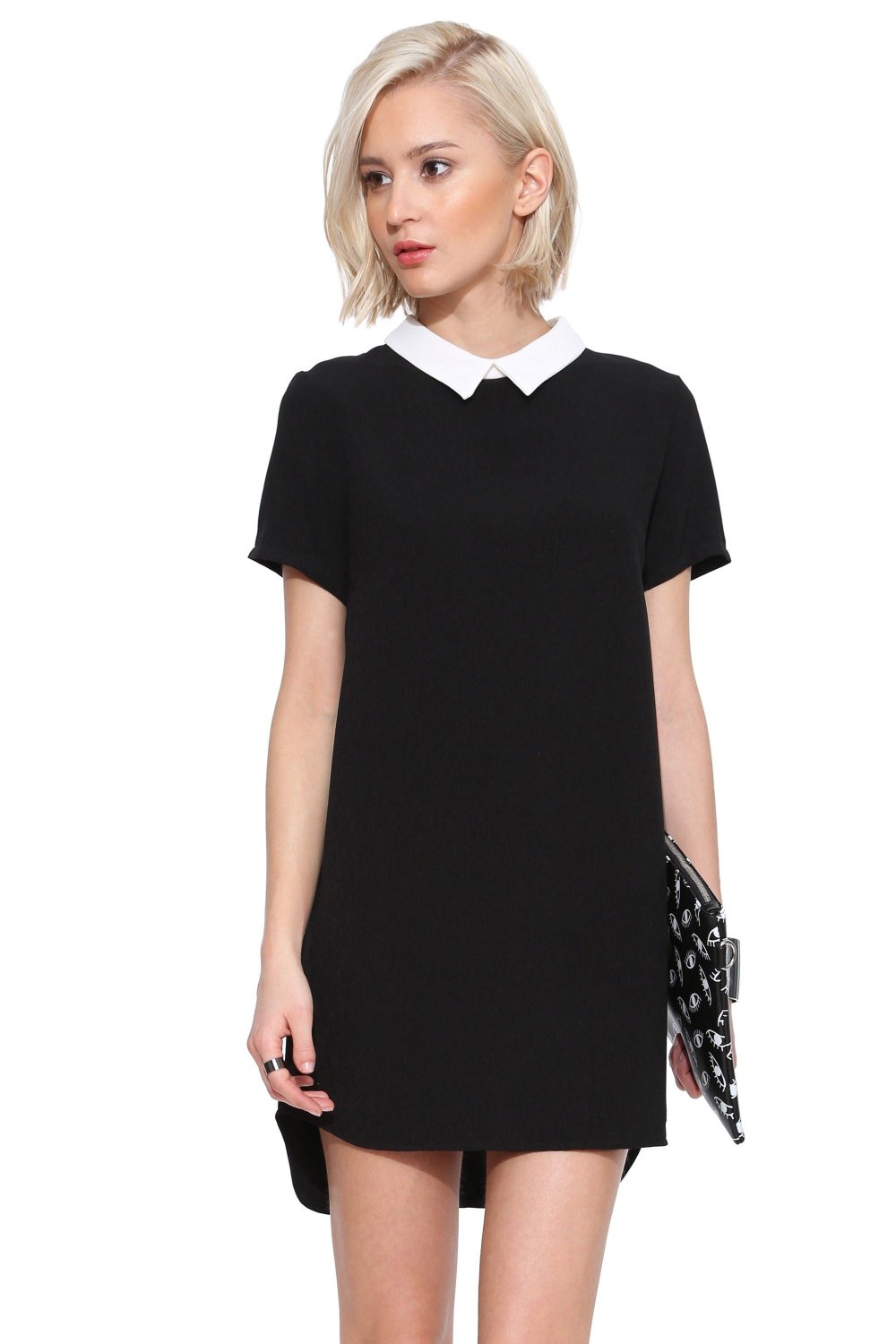 Черное платье футляр Зара