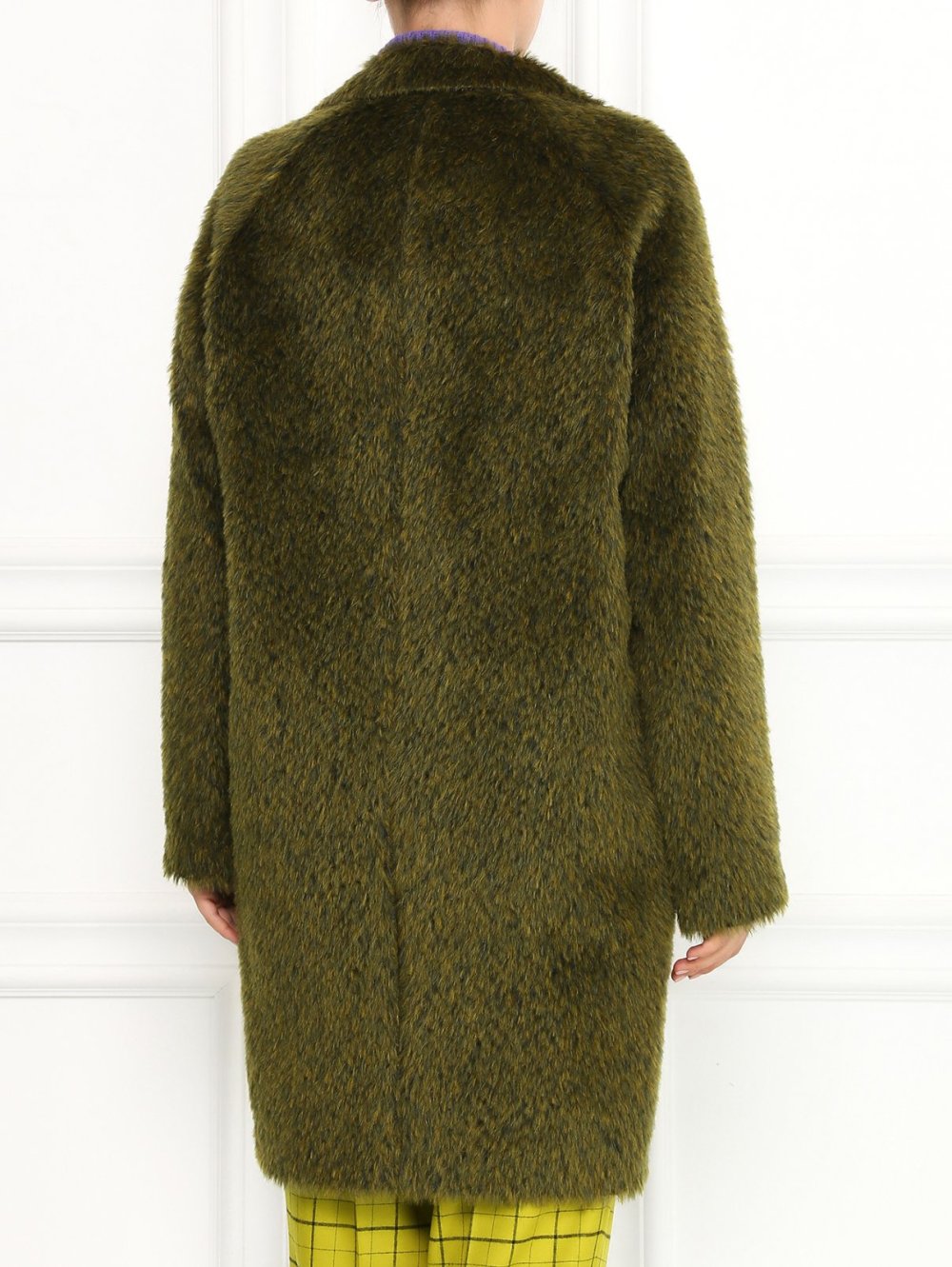 Мохеровое пальто