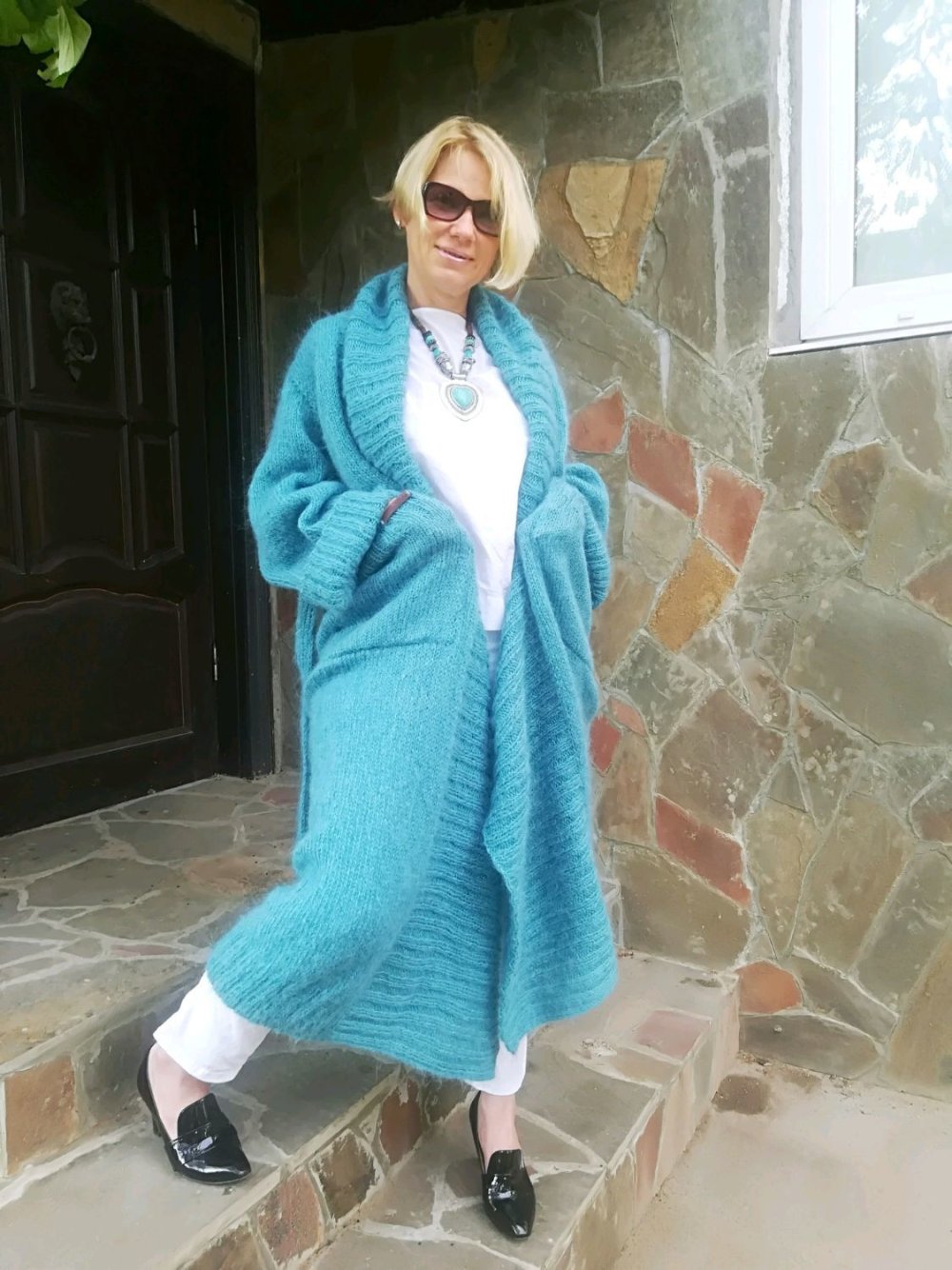 Пальто мохеровое Marella