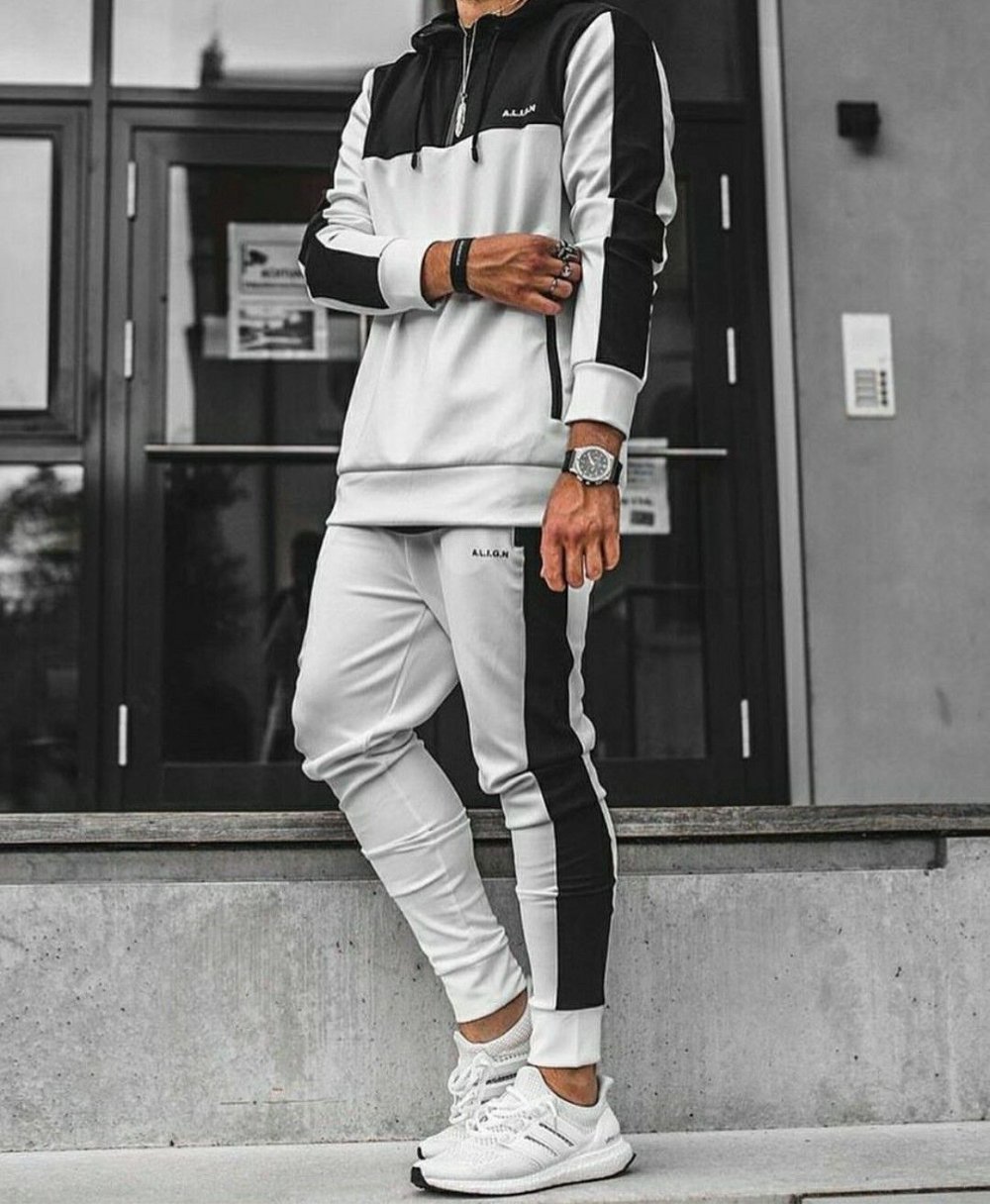 Аутфит с водолазкой мужской