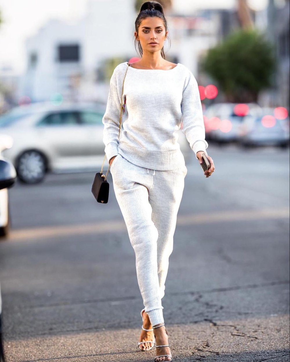 Черный спортивный лук женский