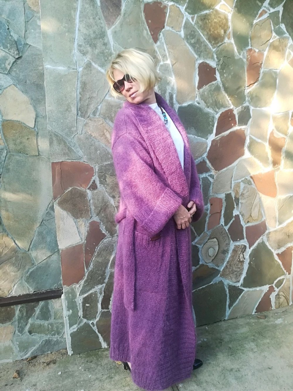 Пальто из мохера