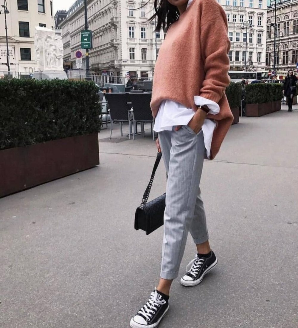 Вязаный спортивный костюм