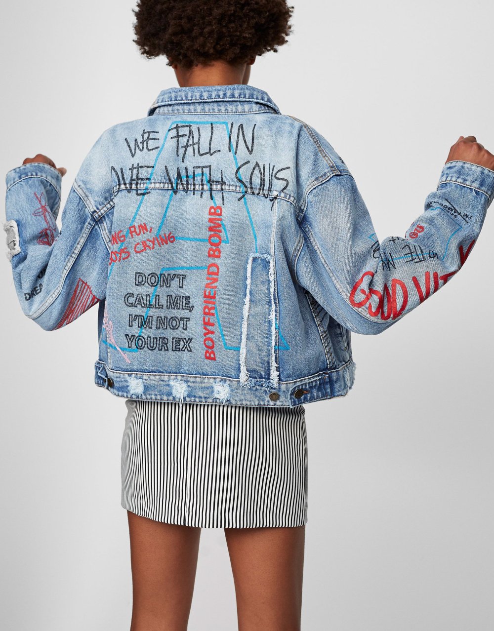 Разрисовать джинсовую куртку