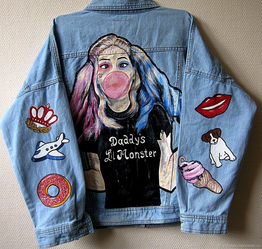 Принты на джинсовых куртках