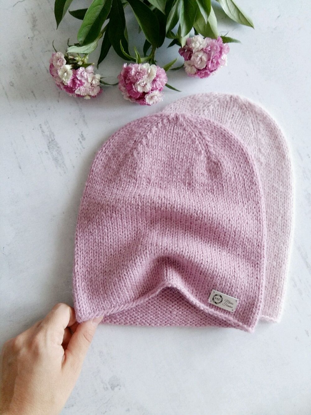 Шапка из секционной пряжи ЯРНАРТ Гармония