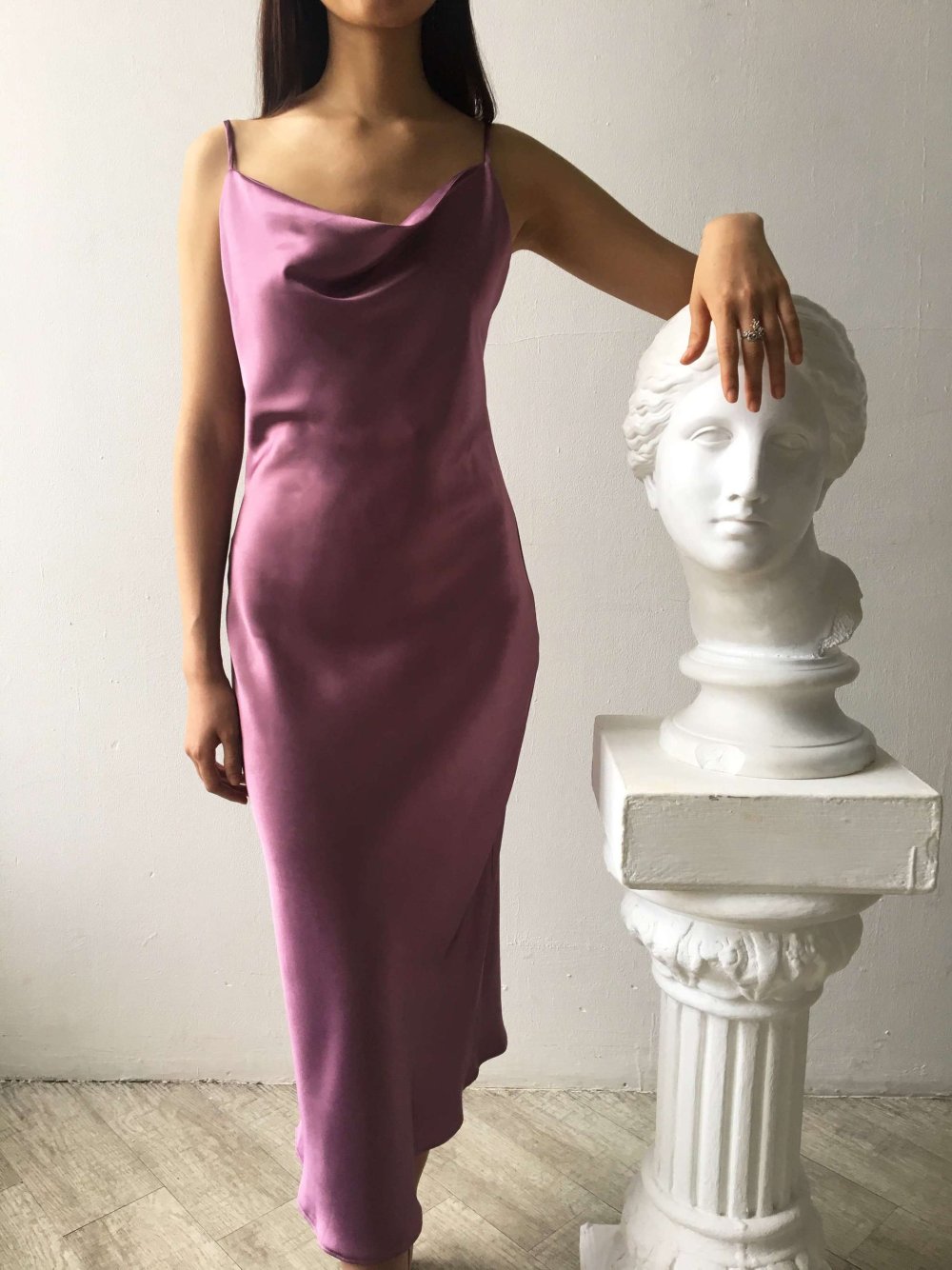 Платье с драпировкой