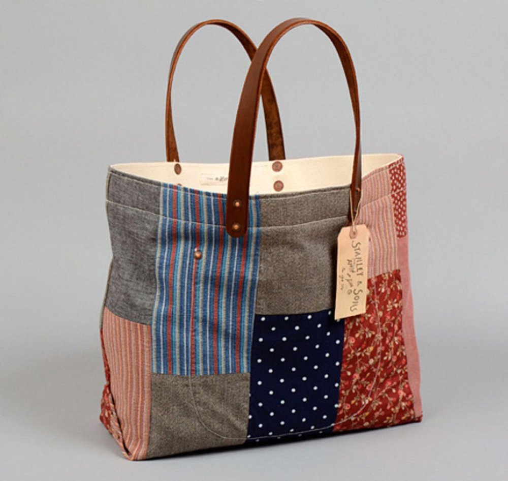 Сумка-тоут пэчворк