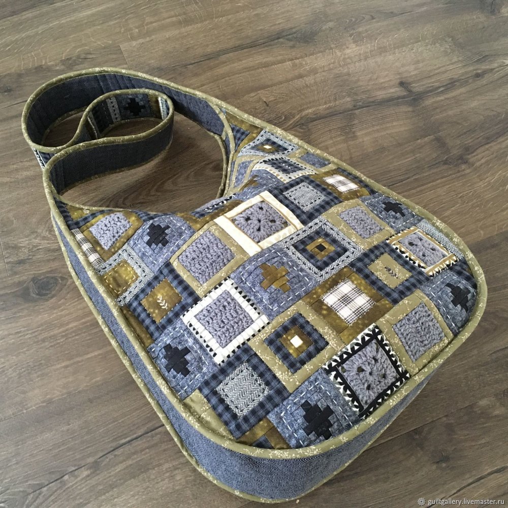 Лоскутные джинсовые сумки