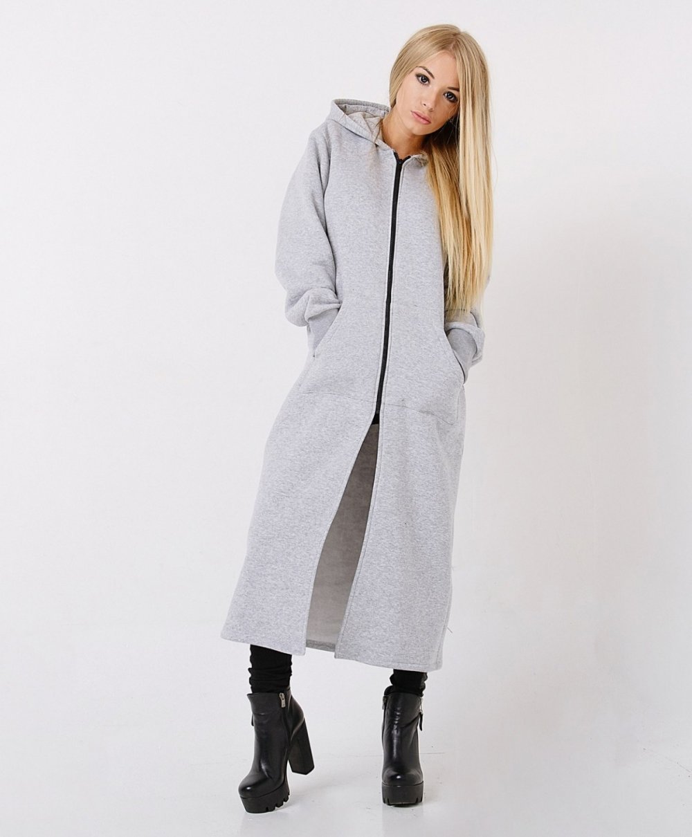 Футболка длинная женская до колен