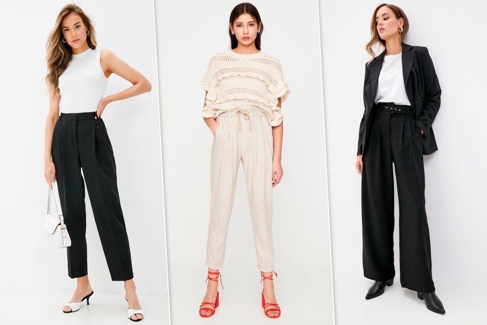 Брюки для грушевидной фигуры