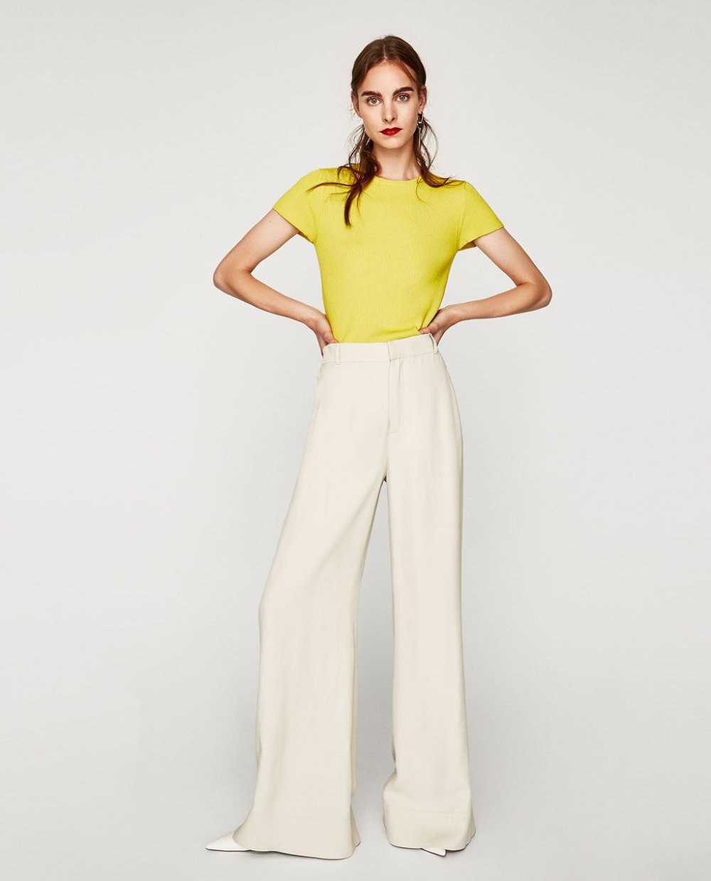 Брюки палаццо для фигуры груша