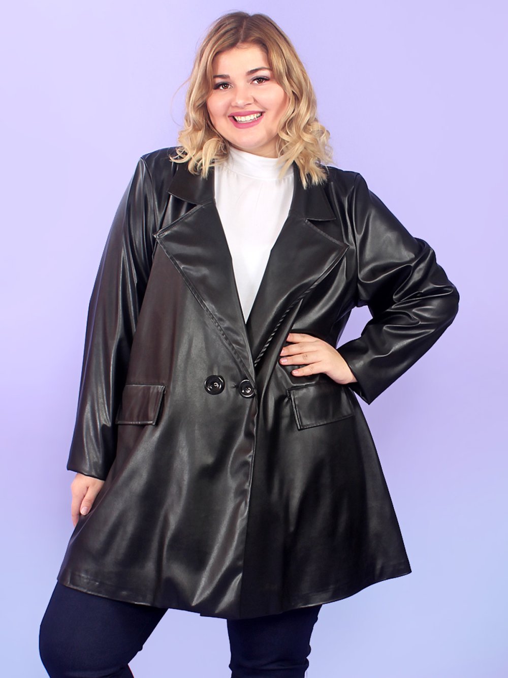 Дублёнки женские больших размеров