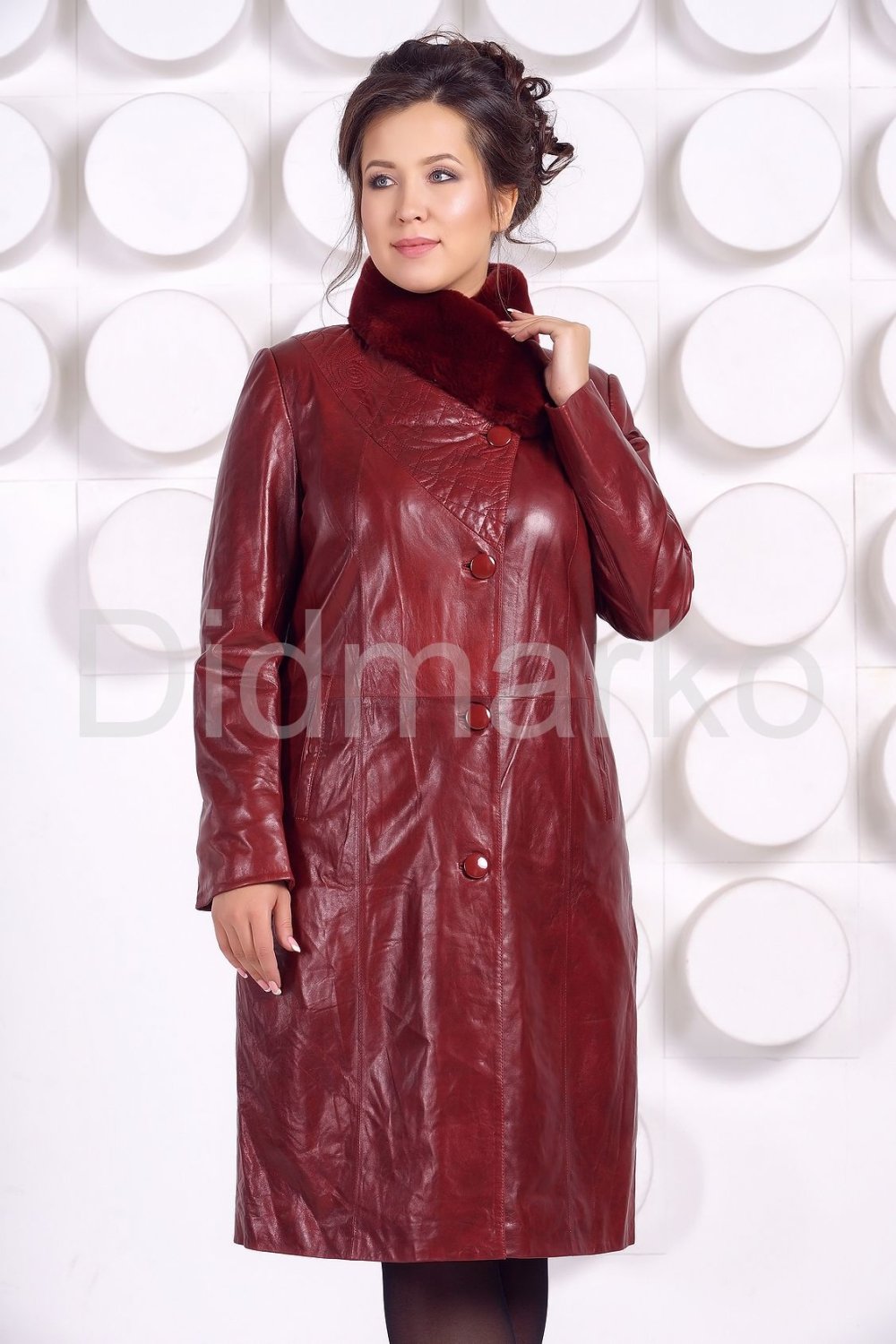 Валберис жен.кожаные пальто