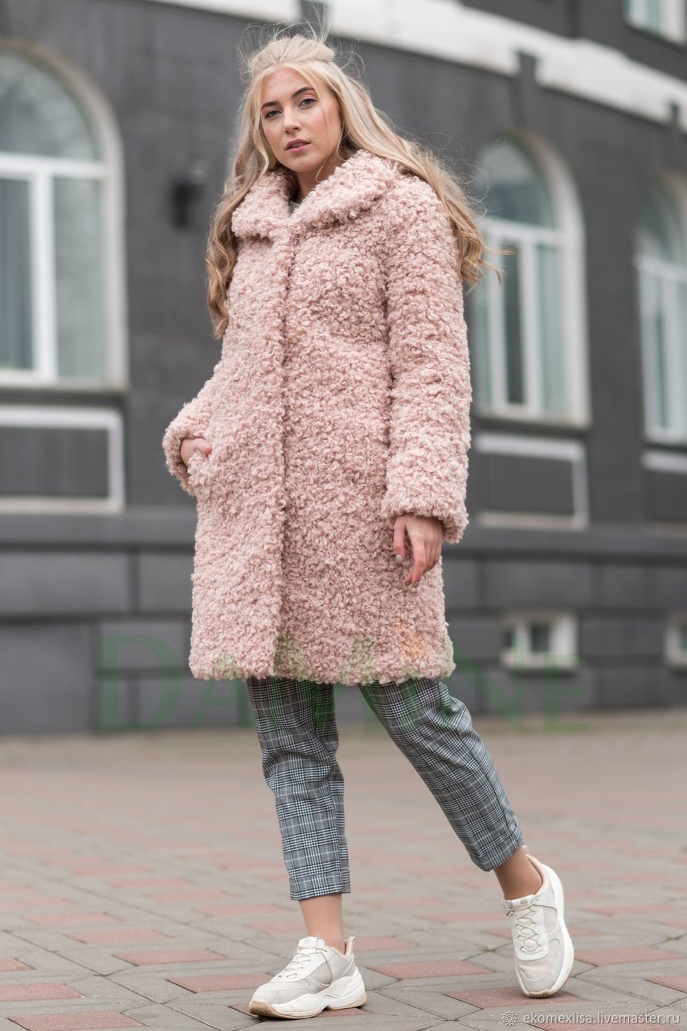 Пальто из искусственного меха boohoo женское Тедди