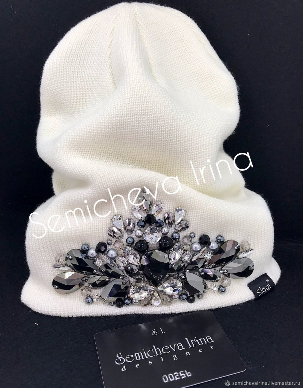 Шапочки со стразами Сваровски