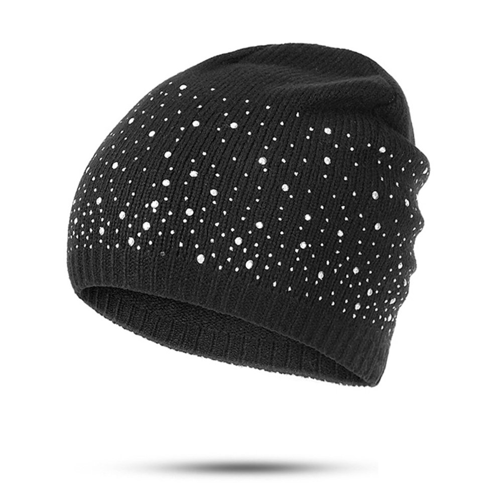 Шапка со стразами
