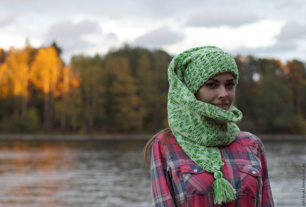 Шапки с очками для девушек