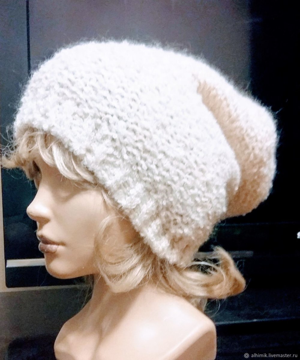 Шапка бини из альпаки