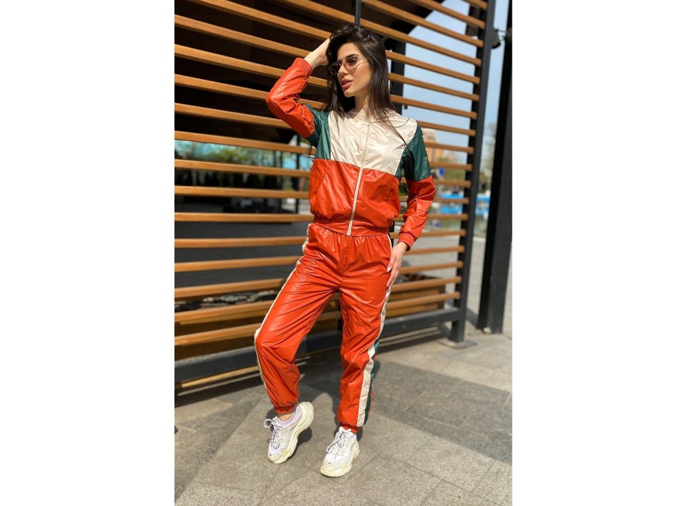 Спортивный костюм женский плащевка адидас