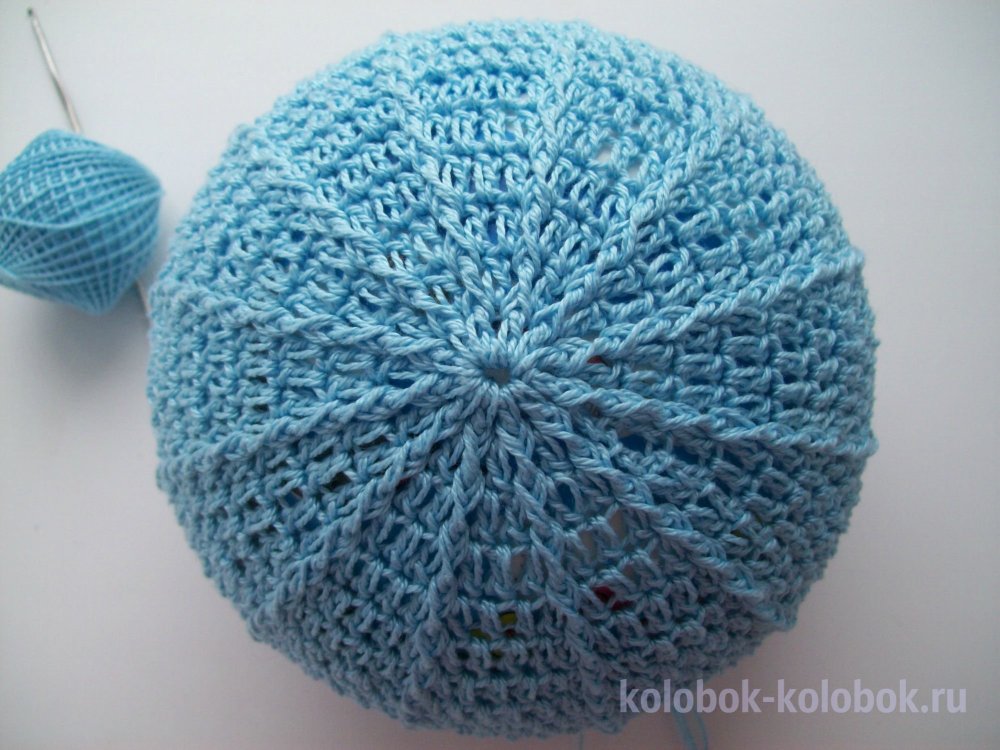 Вязание берета крючком для начинающих