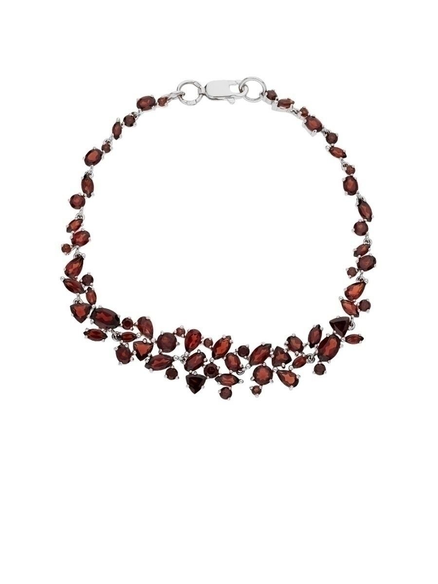 585 Золото гранатовый браслет