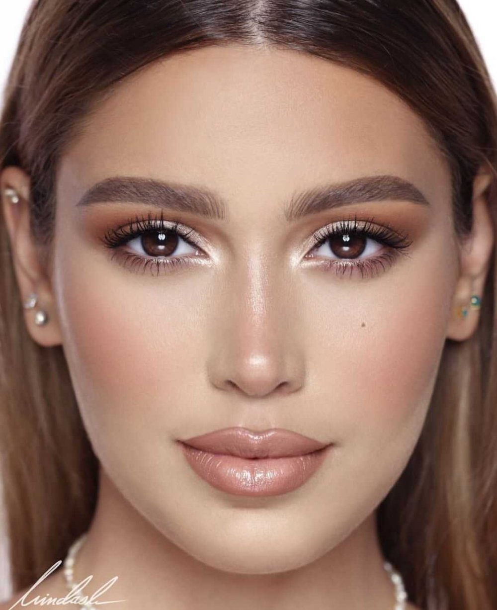 Нюдовый Смоки для карих глаз